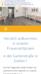 Mobile Screenshot of frauenarztpraxis-giessen.de